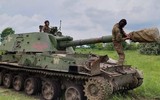 Chiến xa bộ binh BMP-3 Nga tan nát sau phát bắn của pháo 152 mm Ukraine?