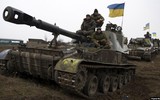 Chiến xa bộ binh BMP-3 Nga tan nát sau phát bắn của pháo 152 mm Ukraine?
