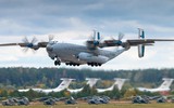 Vận tải cơ An-22 Antey 'quý hiếm' của Nga đưa hàng hóa bí mật tới Belarus