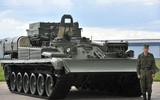Quân đội Nga tung hàng loạt xe tăng T-90M và thiết giáp BREM-1M vào chiến trường Ukraine