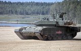 Quân đội Nga tung hàng loạt xe tăng T-90M và thiết giáp BREM-1M vào chiến trường Ukraine