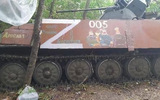 Đặc nhiệm Azov Ukraine bắt sống thiết giáp cực hiếm lai ghép giữa MT-LB và BTR-82A