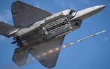 Tiêm kích F-22 bội phần nguy hiểm nhờ tên lửa không chiến bí mật thế hệ mới