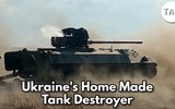Pháo tự hành chống tăng tự chế độc đáo của Ukraine