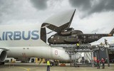 Máy bay Airbus Beluga A300-600ST thể hiện năng lực vận tải lớn hơn cả An-225