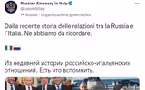 Đại sứ quán Nga tại Ý công bố thông điệp đầy ẩn ý về Tổng thống Putin