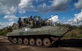 Ukraine lo ngại khi đoàn thiết giáp Belarus với ký hiệu lạ áp sát biên giới
