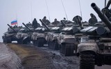 Ukraine lo ngại khi đoàn thiết giáp Belarus với ký hiệu lạ áp sát biên giới