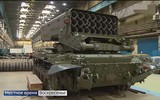 Hệ thống phun lửa TOS-1A Solntsepek Nga được nâng cấp mạnh mẽ để đảm nhận vai trò mới