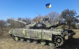 Ly khai miền Đông tung chiến lợi phẩm xe tăng T-64B1M 'quý hiếm' của Ukraine vào trận