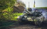 Ly khai miền Đông tung chiến lợi phẩm xe tăng T-64B1M 'quý hiếm' của Ukraine vào trận