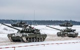 Xe tăng T-80 trở thành át chủ bài của Nga trong 'cuộc chiến mùa Đông'