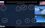 Máy bay Mỹ mang tên lửa áp sát khu vực tàu hải quân Nga trục vớt UAV MQ-9 Reaper