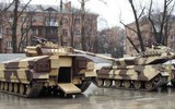 Ukraine lần đầu triển khai thiết giáp chở quân đặc biệt chế tạo từ xe tăng T-64