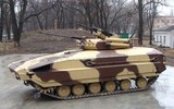 Ukraine lần đầu triển khai thiết giáp chở quân đặc biệt chế tạo từ xe tăng T-64
