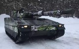 Xe tăng hạng nhẹ CV90120-T Thụy Điển vượt trội Sprut-SDM Nga?