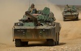 Xe tăng bánh lốp AMX-10RC quá dễ bị xuyên thủng