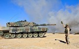 Vũ khí bí ẩn 'xé toạc' nóc tháp pháo xe tăng Leopard 2A4