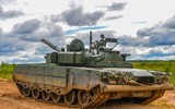 Xe tăng T-80BVM Nga hạ thiết giáp Bradley từ khoảng cách siêu xa... 9,5 km?