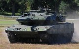Xe tăng Thụy Điển Strv 122 bội phần nguy hiểm khi nhận đạn M339 từ Israel