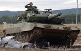 Xe tăng Thụy Điển Strv 122 bội phần nguy hiểm khi nhận đạn M339 từ Israel