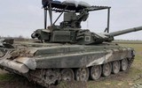 Xe tăng Challenger 2 được phát hiện 'đội lồng sắt' ra trận