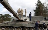 Xe tăng Challenger 2 được phát hiện 'đội lồng sắt' ra trận