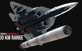 Tiêm kích Su-57 Felon bội phần đáng sợ khi nhận tên lửa R-37M tầm bắn 300 km