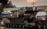 Cặp xe tăng Leopard hư hỏng trong chiến đấu được sửa chữa 'nhanh chóng mặt'