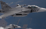 Nga phải đặc biệt đề phòng tiêm kích JAS-39 Gripen thay vì F-16