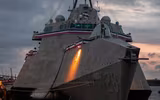 Tàu chiến ven bờ USS Savannah bội phần đáng sợ khi được tích hợp tên lửa SM-6