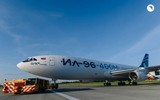Máy bay chở khách cỡ lớn Il-96-400M của Nga thực hiện chuyến bay đầu tiên