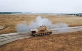 Xe tăng Leopard 1A5 cổ điển sánh ngang T-14 Armata nhờ tháp pháo Cockerill 3105 