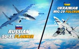Tiêm kích MiG-29 Ukraine hoàn toàn bất lực trước Su-35 Nga?