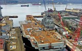 Tiêm kích MiG-29K và Su-33 'lên bờ dài hạn' hé lộ tình trạng tàu sân bay Đô đốc Kuznetsov