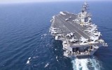 Tàu sân bay Mỹ ngoài khơi Yemen là tín hiệu báo trước cuộc tấn công lực lượng Houthi?