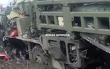 Bệ phóng S-350 Vityaz của Nga bị hỏng trong vụ trúng mìn hi hữu