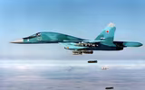 Làn sóng máy bay ném bom tiền tuyến Su-34 gia nhập đội hình chiến đấu