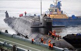 Tàu ngầm hạt nhân Delta-IV gây ngạc nhiên khi 'đội mũ sắt' trên tháp chỉ huy