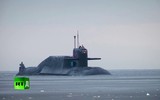 Tàu ngầm hạt nhân Delta-IV gây ngạc nhiên khi 'đội mũ sắt' trên tháp chỉ huy