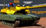 Hai bản nâng cấp của xe tăng Leopard 2 rơi vào thế 'đối đầu trực diện'