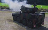 Hệ thống phòng không Skyranger 35 được lắp đặt trên khung gầm xe tăng Leopard 1