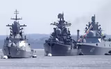 Hạm đội Baltic triển khai hàng chục tàu chiến sẵn sàng ngăn chặn EU bắt tàu chở dầu