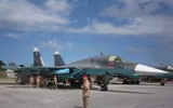 Oanh tạc cơ Su-34 hư hỏng nặng sau cú hạ cánh bất thành