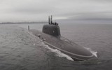 Tàu ngầm hạt nhân Krasnoyarsk thị uy tên lửa ở Thái Bình Dương