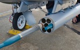 Tiêm kích F-15 mang 42 tên lửa giá rẻ APKWS II để chống máy bay không người lái