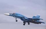 Không quân Nga nhận thêm hàng loạt máy bay ném bom Su-34 giữa tình hình nóng