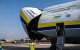Siêu vận tải cơ An-124 bất ngờ xuất hiện trên bầu trời Kyiv sau 3 năm