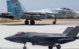 Điều gì xảy ra khi tiêm kích Su-27 đụng độ F-35 trên bầu trời Baltic?