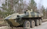 Thiết giáp BTR-22 'cách mạng hóa' của Nga bất ngờ áp sát biên giới Belarus - Ba Lan